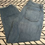 J Brand Wynne High Rise crop in Hydra size 28