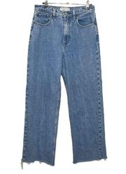 Abercrombie & Fitch The High Rise Loose Jeans Retro Medium Wash Women Size 28R