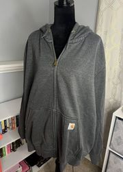 Oversized Full Zip Heavyweight Hoodie Sweatshirt