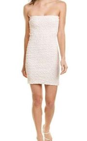 Petersyn X Revolve‎ Nora Bodycon Smocked Dress Melon White M New