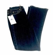 7 For All Mankind High Waist Slim Kick Jeans, Blue, 24