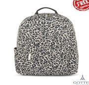 Soft Saffiano Backpack with Top Zippered Main