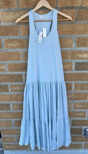 Sundry Women's Sleeveless Tiered Maxi Dress medium