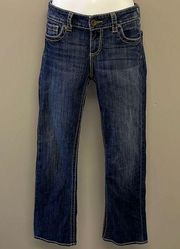 KUT from the Kloth Distressed 5-Pocket Bootcut Double Stitched Jeans- Size 4