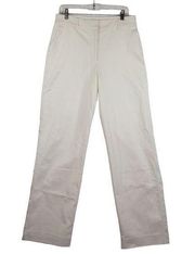 Boston Proper Women's 14 Ivory Modern High Waist Wide Leg Pant Style #2BP50