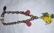 Vintage Disney Flounder Charm Bracelet