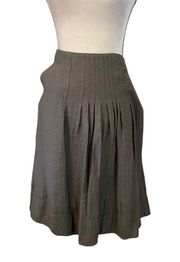 J. Jill A-Line Dark Green Skirt Size 16