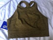 NWT Joy Lab Women's Longline Bra Army Green XS