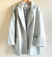 ASOS Women's Blazer Mint Jacket Button Down Work Size UK 22 US Size 18 Curve