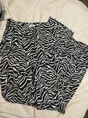 Forever 21 Zebra Wide leg Jeans