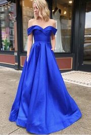 Royal Blue  prom gown