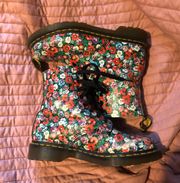 Floral Doc Marten Boots