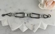 INC bow and rhinestone bracelet