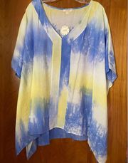 NWT Oddy Flowy Tunic Blouse Top