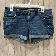 Paige Jimmy Jimmy Short Denim Cuffed Shorts Deane Wash