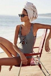 Mara Hoffman Maven Gingham One Piece Swimsuit