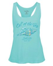 Salt Life NWOT  Aruba Blue QUEEN CONCH RacerBack Tank Top SMALL