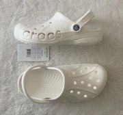 Baya White Unisex Clog, Size: Women's (7)