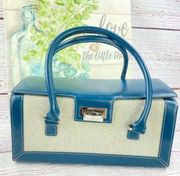 Antonio Melani Rectangle Box Shoulder Bag Kennedy Blue