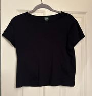 Black Crop Top