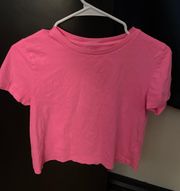 universal thread goods co pink crop top