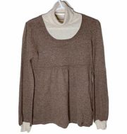 BCBGMaxAzria Y2K layered look babydoll sweater size M