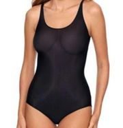 Miraclesuit Body Glow Bodysuit Black Body Suit Size Large Shapewear 2420 Stretch