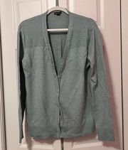 Teal cardigan