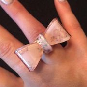 Cute bow ring