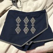 Navy blue skort