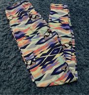 Lularoe Minnie Disney leggings OS (2-10) one size multicolor