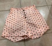 Who What Wear Women's High Waist Short Pink Black Size 12