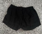 Old Navy  black linen shorts size small