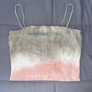 Tie Dye Tube Top Tank