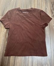 Abercrombie Brown Baby Tee