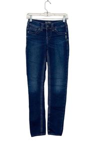 Suki Dark Wash Mid-rise Skinny Joga Jeans