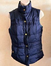 Lilly Pulitzer Navy Ladies Size Small Puffer Vest