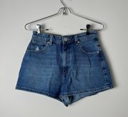 Abrand Medium Wash Jean Shorts