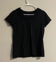 St John’s bay size medium black v neck t shirt