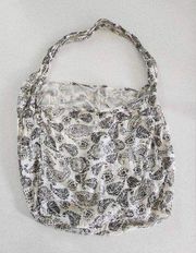 Free People Boho Farmer’s Market Bag Black and white