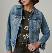 Lucky Brand The Tomboy Trucker Denim Jacket - Women's Size Medium