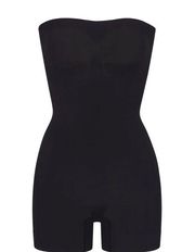 NEW Skims Seamless Sculpt Strapless Shortie Bodysuit Onyx Size S