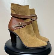 SALE! Brown  Suede Boots Size 8 EUC