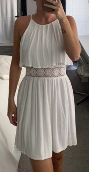 White Flowy Dress