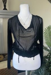 Vintage 90’s Sheer Mesh Sexy Pullover 