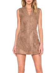 BCBGMAXAZRIA Suede Mini Dress