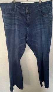 KUT From The Kloth Dark Wash Mid-Rise Boot Cut Denim Jeans