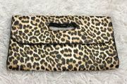 Cato Clutch Animal Print Brown Tan