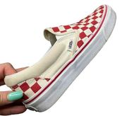 Vans 753- Classic Slip-On 'Checkerboard Red