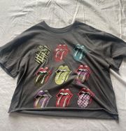 Cropped Rolling Stones Tee